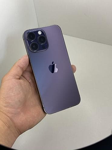 планшет apple: IPhone 14 Pro Max, Б/у, 256 ГБ, Deep Purple, 98 % — 2