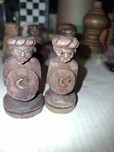 купить шахматы ручной работы: Шахматная фигура - пешка. ручной работы из дерева. - Материал — 5