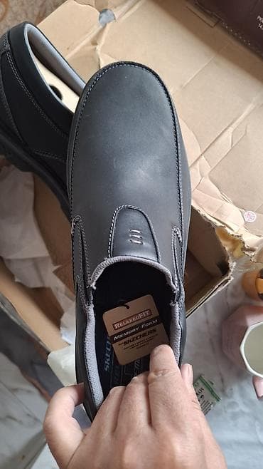 муржская обувь: Мужские лоферы Skechers Relaxed Fit с амортизирующей стелькой Memory — 4