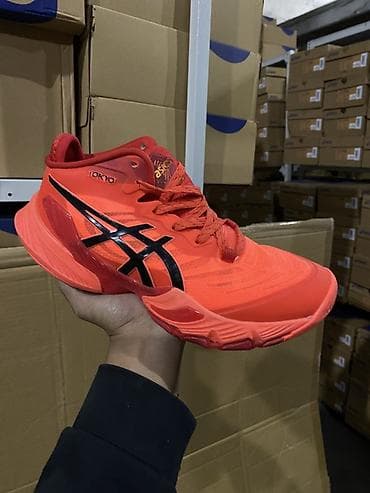 асикс метрайс: Кроссовки Asics (серия Tokyo), цвет: ярко-оранжевый с чёрным — 2