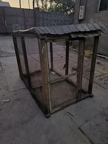 домашные животные: Уличный вольер/клетка для птицы или мелких животных. - Каркас из — 2