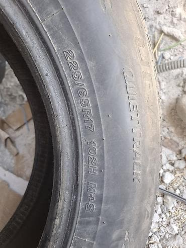 Шины 225 / 65 / R 17, Всесезонная, Комплект, Внедорожные (АТ/МТ), Bridgestone