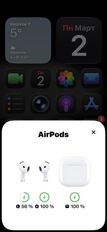 Наушники: AirPods 4 ANC 😻😻😻
В подарок чехол — 2