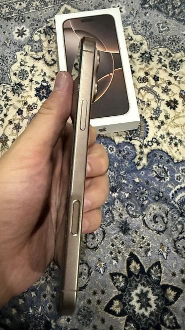 Техника жана электроника: IPhone 16 Pro Max, Колдонулган, 256 ГБ, Desert Titanium, Заряддоочу түзүлүш, Коргоочу айнек, Каптама, 92 % — 4
