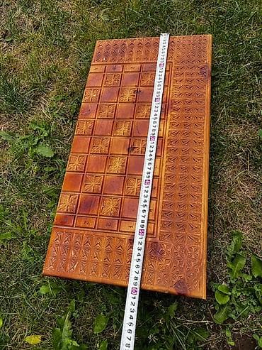 Нарды: Деревянный набор для настольных игр: шашки/шахматы и нарды в одном — 3