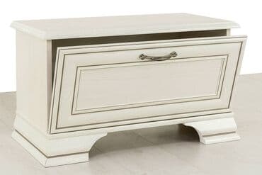 купить шкаф для обуви: Тумба для обуви 1Д (Tiffany 1D), коллекции Тиффани, Вудлайн Кремовый — 6