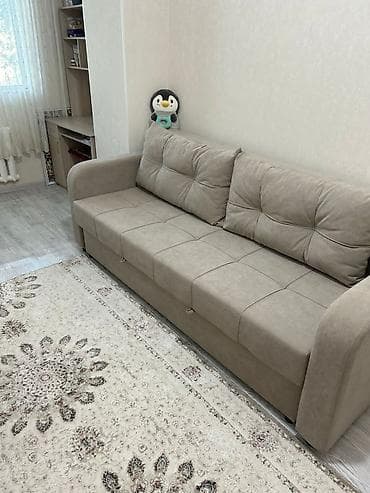 детский развив коврик: Диван прямой трехместный и одно кресло, современный дизайн. - Обивка — 1