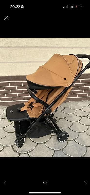 Коляска, Anex, цвет - Коричневый, Б/у, Бесплатная доставка