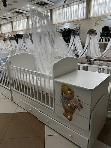 трансформер столы: Детская кровать трансформер, Другой тип, цвет - Белый — 6