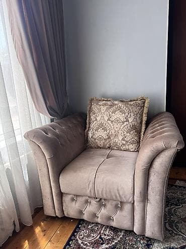divan lalafo: Комплект мягкой мебели, цвет - Бежевый — 2