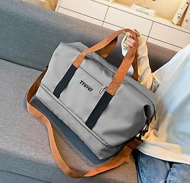 Аксессуары: Дорожная сумка, Материал: Плащевая ткань, Унисекс, Новый — 6