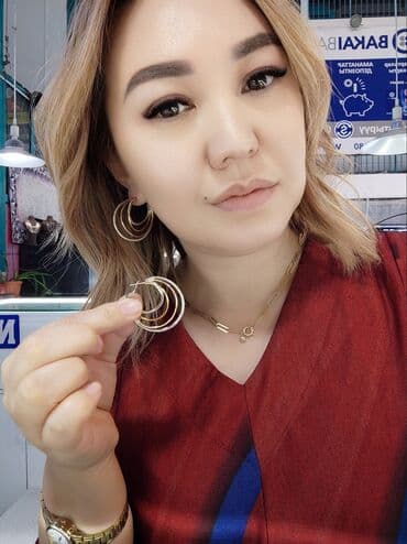 свадебные платья оптом бишкек: Серебряный Серьги Конго Серебро напыление жёлтое золото 925 пробы — 1