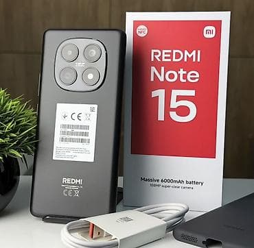 samsung а20: Redmi, Redmi Note 15, цвет - Черный — 1