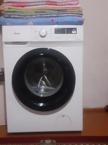 washing machine: Стиральная машина Midea, фронтальная загрузка. - Современная панель — 1