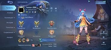 Игровой аккаунт Mobile Legends: Bang Bang Основное: - Ник: Tsukiyo～月夜