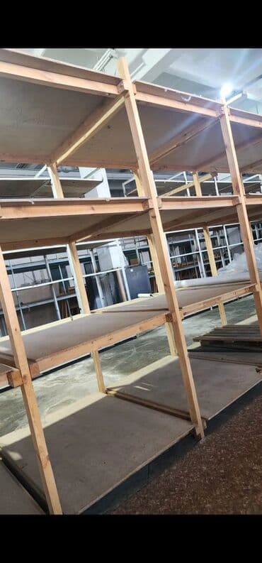 оборудование для нижнего белья: Продаю. самовывоз. Деревянные стеллажи для складов/ателье/мастерских — 10