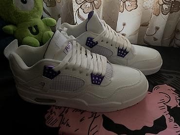 adidas 37: Мужские кроссовки, 43, 44, Air Jordan, Новый, цвет - Белый, Самовывоз — 1