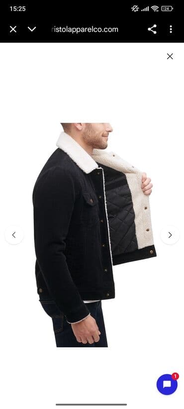 купить женскую обувь больших размеров: Мужская куртка, M, Guess, Новый, цвет - Черный, Бесплатная доставка — 2