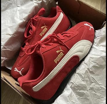 новая обувь: Кроссовки, 39, 39.5, Puma, Новый, цвет - Красный, Платная доставка — 2