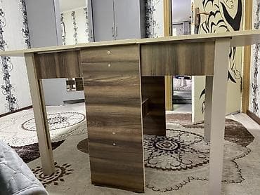 прозрачная клеенка на стол бишкек: Стол трансформер Для кухни, Стол-книжка, цвет - Бежевый — 4