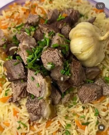 “Плов на вынос! 🍛 Закажи ароматный, свежеприготовленный плов и получи