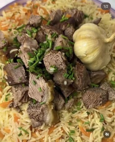 пельмени из клевера: “Плов на вынос! 🍛 Закажи ароматный, свежеприготовленный плов и получи — 1