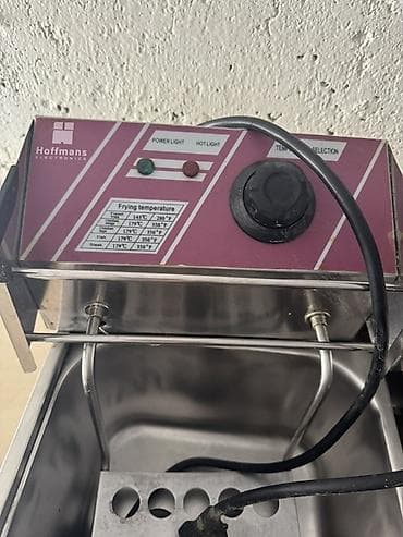 жареный мороженое: Двухсекционная электрическая фритюрница Hoffmans Electronics — 2