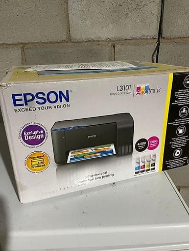 МФУ Epson L3101 EcoTank — принтер, сканер и копир с системой