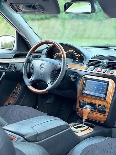местоположение: Mercedes-Benz S-Class: 2000 г., 5 л, Автомат, Бензин, Седан — 5