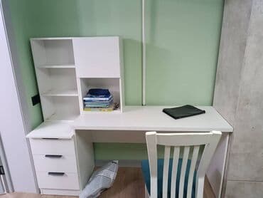 прикроватные тумбочки в интерьере: Спальный гарнитур, Двуспальная кровать, МДФ, Бесплатная доставка, цвет - Белый — 9