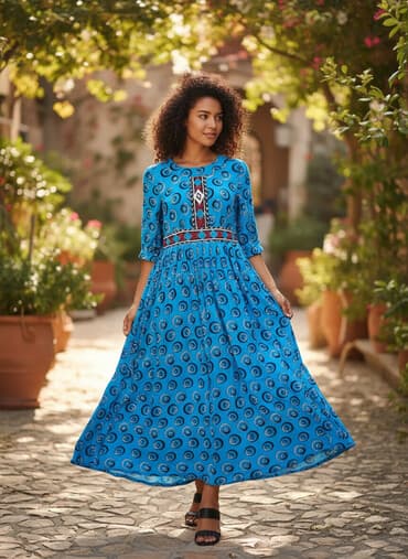 платье из штапеля большого размера: Продам платье. Сшито на заказ. Турецкий штапель, вышивка ручная — 1