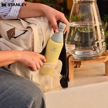 для льда: 🟠 Термобутылка STANLEY ALL DAY SLIM BOTTLE 0,6L 🟠 ⠀ Stanley All Day — 8