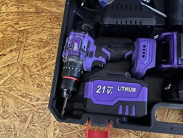 Топоры и колуны: Аккумуляторный комплект инструментов Midas, 21V Li‑ion, в прочном — 2