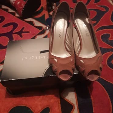 туфли беж цвет: Женские туфли с открытым носиком.кожаные брала в лионе фирма "priмa" — 1