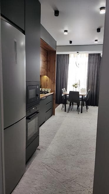 osh flat: 2 комнаты, 66 м², Аламедин-1 мкр 5 этаж, Свежий ремонт — 1
