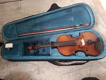 Скрипки: Скрипка 4/4 в комплекте - Полноразмерная скрипка (размер 4/4, ярлык — 1