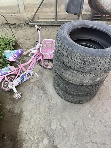 Комплект зимних шин Dunlop велосипед детски цена за все 6000 сом!!!