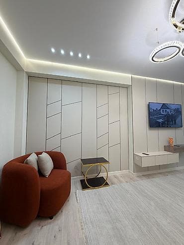 40: 2 комнаты, 65 м², ул. Московская / Турусбекова Элитка, 11 этаж, Дизайнерский ремонт — 3