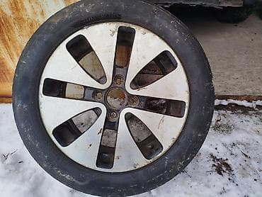 Колеса в сборе R 15, Лето, Б/у, 1 шт, Легковые, Литые, отверстий - 4