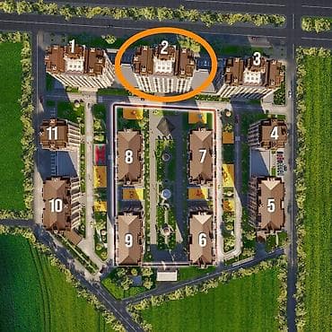 brk group: 3 комнаты, 122 м², Элитка, 2 этаж, ПСО (под самоотделку) — 3