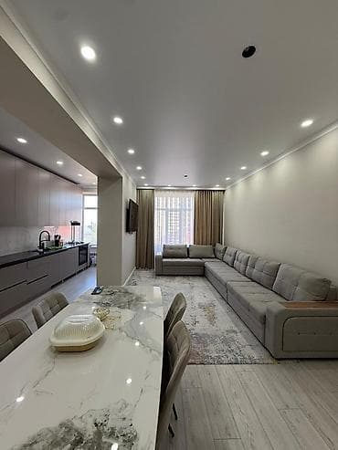 срочно продаю квартира в кудайбергене: 3 комнаты, 78 м², Элитка, 3 этаж, Евроремонт — 1