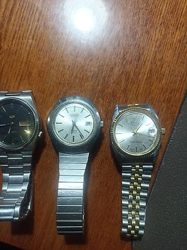 томми часы: Набор из трёх наручных часов с аналоговым циферблатом, металлическими — 1