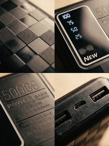 samsung s25: Внешний аккумулятор Power Bank Y50 - Емкость: 50000 мА·ч (указано на — 2