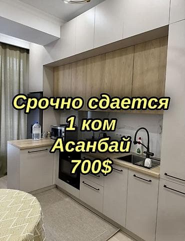 Сдаётся 1 комнатная квартира, Асанбай 🏢 ЖК «Парк Авеню» (элитка)