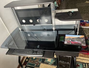 писменный стол бу: Продаю стол для компьютера ноутбука — 1