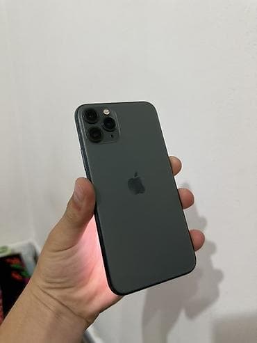 redmi note 11 pro: IPhone 11 Pro, Б/у, 256 ГБ, Matte Midnight Green, Чехол, 70 % — 3