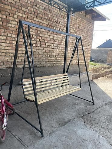 качели люлки: Садовые качели Со спинкой, Без крыши — 1