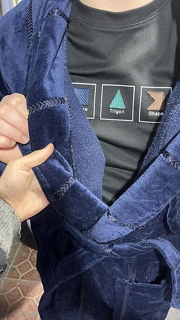 халат: Мужской банный халат ✨ 💯 хлопок | M L XL 2XL 3XL 4XL 0-2500 сом — 5