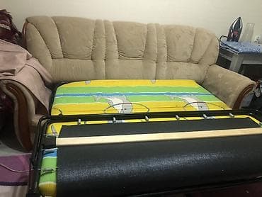 диваны с креслами: Комплект мягкой мебели, цвет - Бежевый — 2