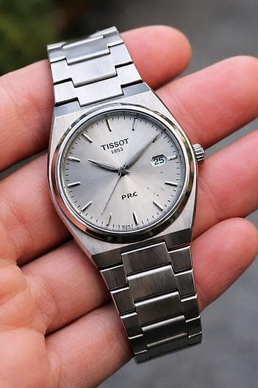 Аксессуарлар: Классикалык сааттар саат, Tissot, Швейцария, Суу өткөрбөөчү, Эркектердики — 1